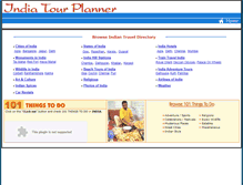 Tablet Screenshot of indiatourplanner.com